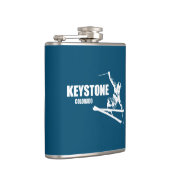 キーストーンコロラドスキーヤー フラスク (右)