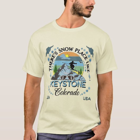キーストーンコロラドスキー Tシャツ (正面)