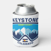 キーストーンコロラドマウンテンスキーゴーグル 缶クーラー (缶正面)