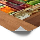 キーストーンコロラド木製サインポスタープリント ポスター (角)