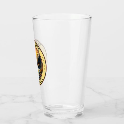 キーストーン州パークペンシルバニア旅行アートバッジ タンブラーグラス (左)