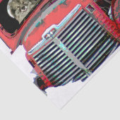 キースホンドクリスマス古絵画いトラックのドッグアート 薄葉紙 (詳細)