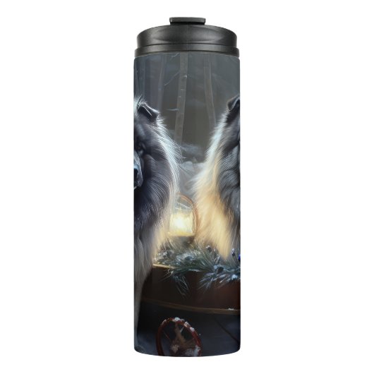 キースホンドスノースイクリスマスデコール タンブラー (正面)