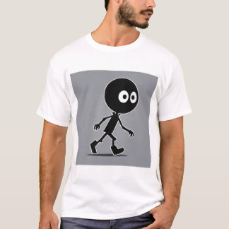 キース・ハリングx紙カートゥーンのロゴTシャツ» Tシャツ