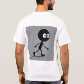 キース・ハリングx紙カートゥーンのロゴTシャツ» Tシャツ (裏面)