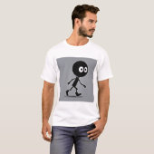 キース・ハリングx紙カートゥーンのロゴTシャツ» Tシャツ (正面フル)