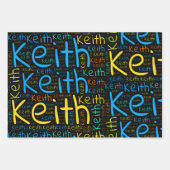 キース ラッピングペーパーシート (正面2)