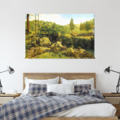 キース・ロッコによるモータンの戦い キャンバスプリント (インサイチュ (寝室))