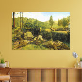 キース・ロッコによるモータンの戦い キャンバスプリント (インサイチュ (リビング))