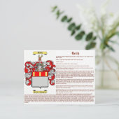 キース（意味） ポストカード (スタンド正面)