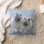 キーズのオリジナル絵を描アニマルアート クッション (ブランケット)