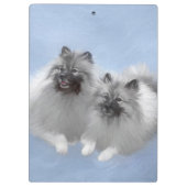 キーズのオリジナル絵を描アニマルアート クリップボード (裏面)