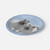 キーズのオリジナル絵を描アニマルアート ペーパープレート (アングル)