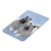 キーズのオリジナル絵を描アニマルアート マグネット (左側)