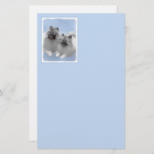 キーズのオリジナル絵を描アニマルアート 便箋 (正面/裏面)