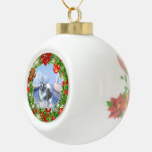 キーズアットスノーイカナルオーナメント セラミックボールオーナメント (右)