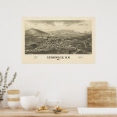 キーズビルNY 1887プリント ポスター (キッチン)