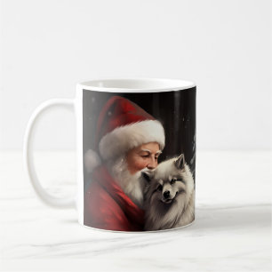 キーソンウィズサンタクロースフェスティバルクリスマス コーヒーマグカップ