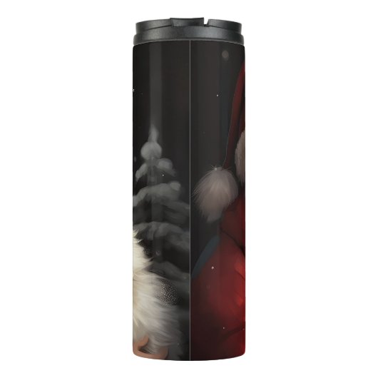 キーソンウィズサンタクロースフェスティバルクリスマス タンブラー (裏面)