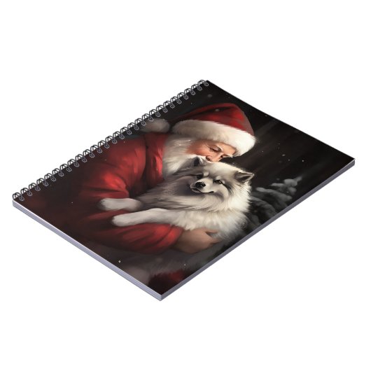 キーソンウィズサンタクロースフェスティバルクリスマス ノートブック (左側)