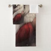 キーソンウィズサンタクロースフェスティバルクリスマス バスタオルセット (インサイチュ)