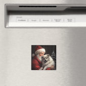 キーソンウィズサンタクロースフェスティバルクリスマス マグネット (インサイチュ (食洗機))