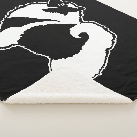 キーソングラフィックス – かわいいオリジナルドッグアート シェルパブランケット (3/4)