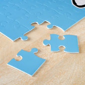 キーソングラフィックス – かわいいオリジナルドッグアート ジグソーパズル (側面)