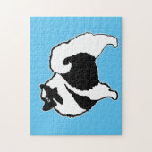 キーソングラフィックス – かわいいオリジナルドッグアート ジグソーパズル (縦)