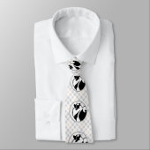 キーソングラフィックス – かわいいオリジナルドッグアート ネクタイ (タイ)