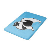 キーソングラフィックス – かわいいオリジナルドッグアート バスマット (アングル)