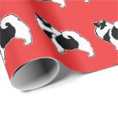 キーソングラフィックス – かわいいオリジナルドッグアート ラッピングペーパー (ロールコーナー)