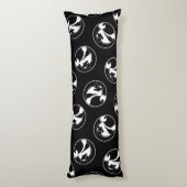 キーソングラフィック概要可愛いオリジナルペットドッグアート ボディピロー (裏面 (縦))