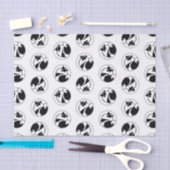 キーソングラフィック概要可愛いオリジナルペットドッグアート 薄葉紙 (クラフト)