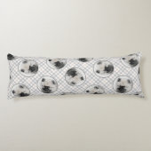 キーソンスケッチキーズパピーかわいいオリジナルドッグアート ボディピロー (裏面)