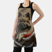 キーソンドッグクリスマスフェスティバル エプロン (インサイチュ)