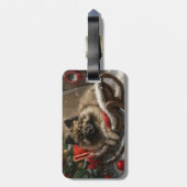 キーソンドッグクリスマスフェスティバル ラゲッジタグ (裏面縦)