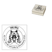 キーソンドッグ差出人住所ファミリー ラバースタンプ (押印)