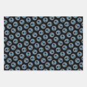 キーソンバレエ写真可愛いオリジナルドッグアート ラッピングペーパーシート (正面3)