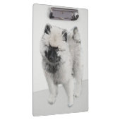 キーソンパピースケッチ – かわいいオリジナルドッグアート クリップボード (右)