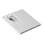 キーソンパピースケッチ – かわいいオリジナルドッグアート ノートパッド (アングル)