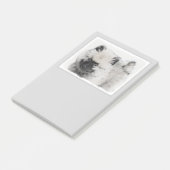 キーソンパピースケッチ – かわいいオリジナルドッグアート ポストイット (アングル)