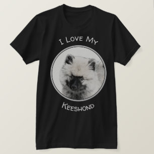 キーソンパピースケッチ – かわいいオリジナルドッグアート Tシャツ