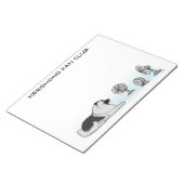 キーソンファンクラブ – ハッピードッグカスタム文字 ノートパッド (アングル)