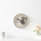 キーソン母の時計 ラウンド壁時計 (ホーム)