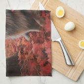 キーソン紅葉秋 キッチンタオル (四つ折り)