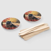 キーソン紅葉秋 ハンドファン (組立なし)