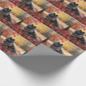 キーソン紅葉秋 ラッピングペーパー (角)