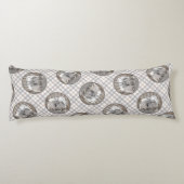 キーソン絵を描のお尻ズアットザゲートかわいいドッグアート ボディピロー (裏面)