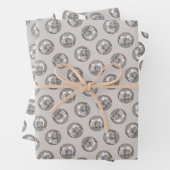 キーソン絵を描のお尻ズアットザゲートかわいいドッグアート ラッピングペーパーシート (インサイチュ)